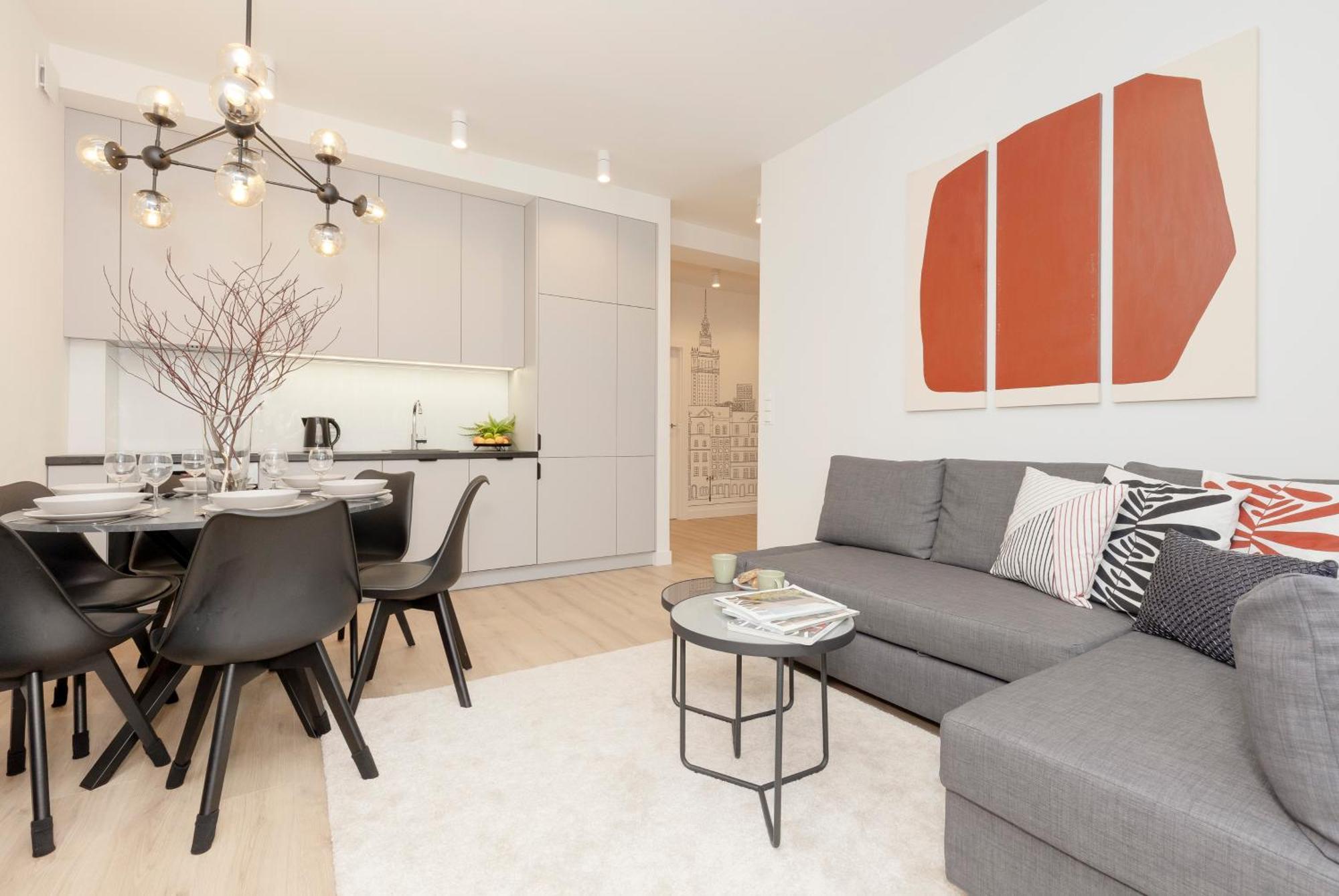 Amazing Spacious Apartments In Warsaw City Center By Noclegi Renters Kültér fotó