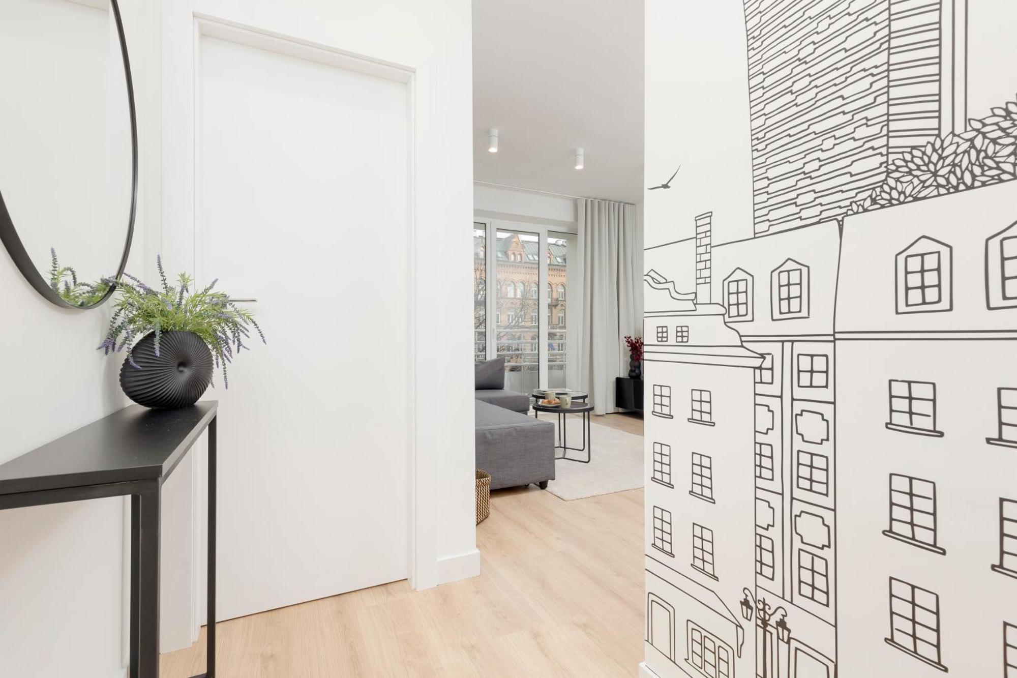 Amazing Spacious Apartments In Warsaw City Center By Noclegi Renters Kültér fotó